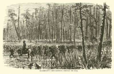McClernandsin joukko marssi soiden läpi, maaliskuu 1863 tekijältä American School