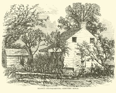 Meadesin päämaja, Cemetery Ridge, heinäkuu 1863 tekijältä American School