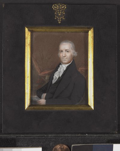 Pienoismuotokuva Samuel Osgoodista, n. 1789 (ilman norsunluua) tekijältä American School