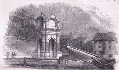 Monumentti New Plymouthissa, joka merkitsee pyhiinvaeltajien maihinnousupaikkaa, esimerkki Cassell