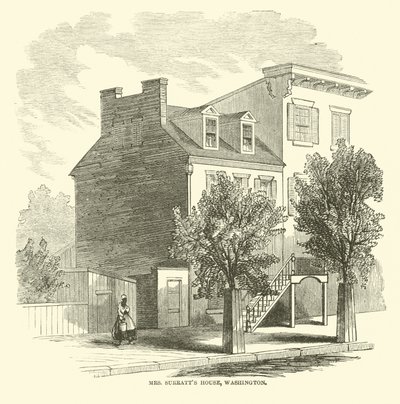 Mrs Surratts House, Washington, huhtikuu 1865 tekijältä American School