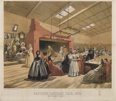 New England Kitchen, Brooklyn Sanitary Fair, 1864 tekijältä American School