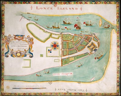 New York: Manhattanin, Long Islandin, Hudson-joen ja New Amsterdamin suunnitelma tekijältä American School