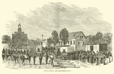 Ryöstö Hagerstownissa, heinäkuussa 1864 tekijältä American School