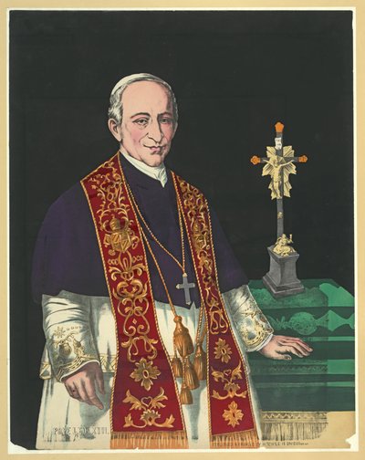 Paavi Leo XIII, pub. 1878 (väriliitos) tekijältä American School