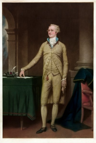 Alexander Hamiltonin muotokuva tekijältä American School