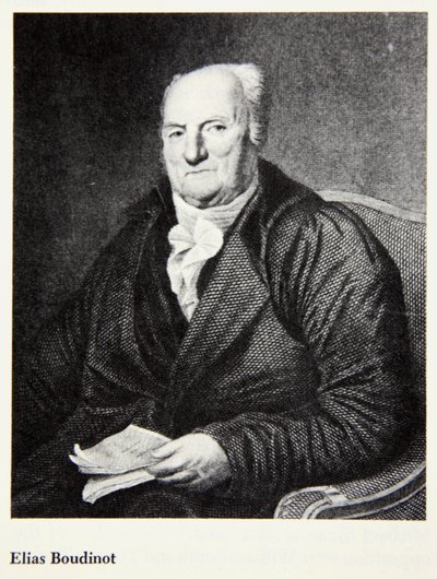 Elias Boudinotin muotokuva tekijältä American School