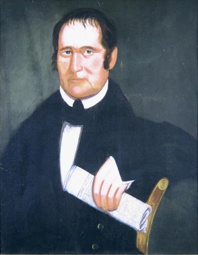 Henry Stevensin (1819-86) muotokuva 1834 (öljy kankaalle) tekijältä American School