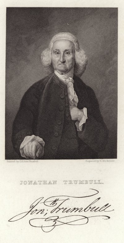 Jonathan Trumbullin muotokuva tekijältä American School