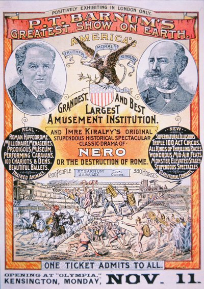 Julistemainos "P.T Barnum