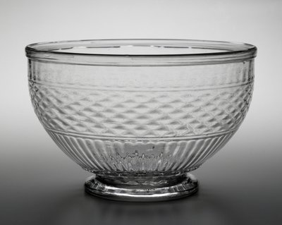 Punch Bowl, c. 1820-1840 (lyijylasi) tekijältä American School