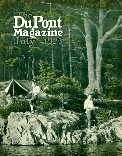Pyralin lähtee kalastamaan, DuPont-lehden etukansi, heinäkuu 1923 tekijältä American School