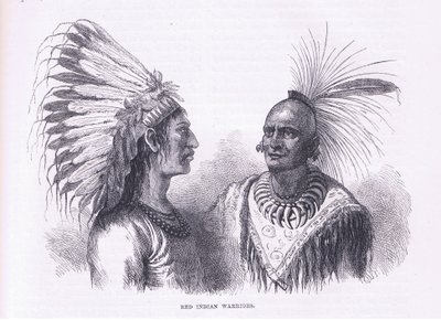 Punaiset intiaanisotilaat, kuvitus Cassell