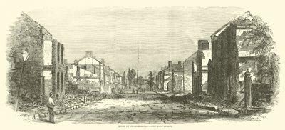 Chambersburgin rauniot, Main Street, syyskuu 1864 tekijältä American School