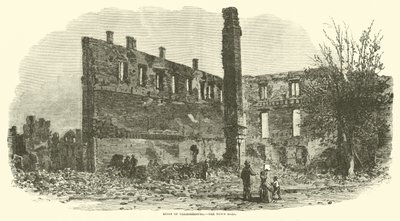 Chambersburgin rauniot, kaupungintalo, syyskuu 1864 tekijältä American School