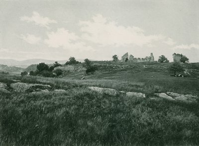 Ticonderogan linnoituksen rauniot (syväpaino) tekijältä American School