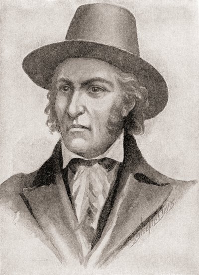 Samuel Chester Reid, yksityismiehen komentaja vuoden 1812 sodan aikana, "Maamme historiasta", julkaistu 1905 (litho) tekijältä American School