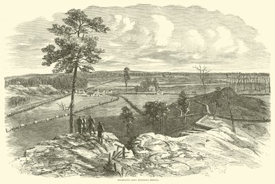 Shermanin armeija saapumassa Resacaan toukokuussa 1864 tekijältä American School