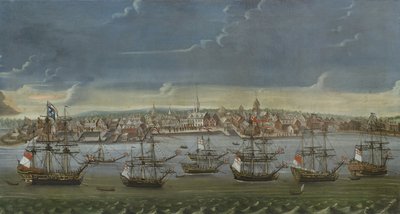 New Yorkin kaupungin kaakkoisprospekti, n. 1756-7 tekijältä American School