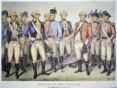Lordi Cornwallisin antautuminen Yorktownissa, Virginiassa tekijältä American School