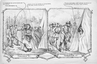 Tableaux 2nd, Tableaux 1st, julkaisija J. Mayer & Co. Lith., Boston, c. 1865 tekijältä American School
