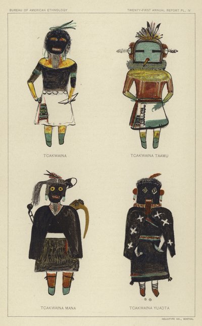 Tcakwaina, Tcakwaina Taamu, Tcakwaina Mana, Tcakwaina Yuadta (väriliitos). tekijältä American School