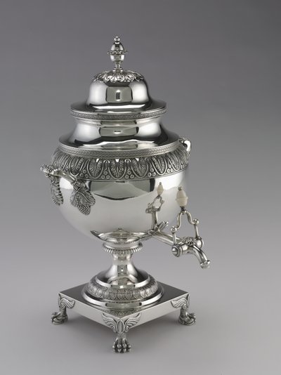 Tea Urn, valmistanut Harvey Lewis, 1811-25 tekijältä American School