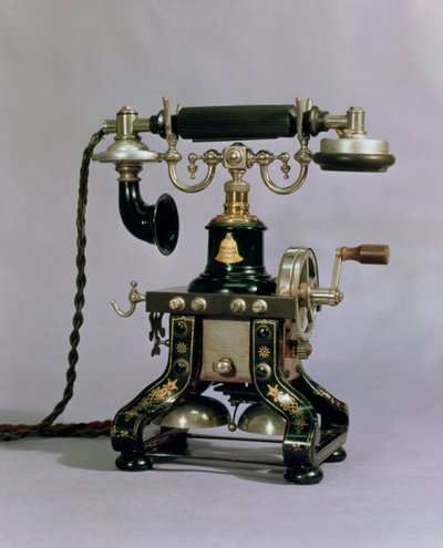 Puhelin, National Telephone Service, USA, 1890 tekijältä American School