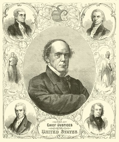 Yhdysvaltain päätuomarit, elokuu 1864 tekijältä American School