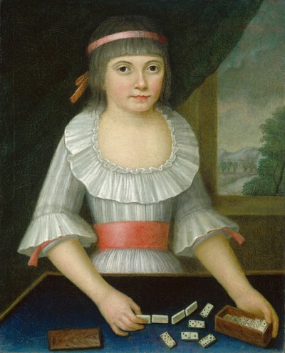 Domino-tyttö, n. 1790 tekijältä American School