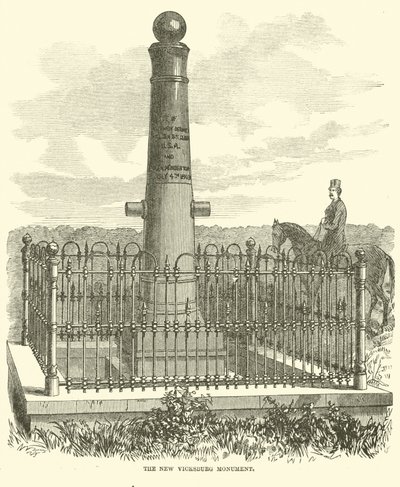 Uusi Vicksburgin monumentti, heinäkuu 1863 tekijältä American School