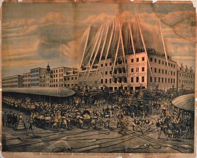 Vanhan Philadelphian palokunta, 1850 tekijältä American School