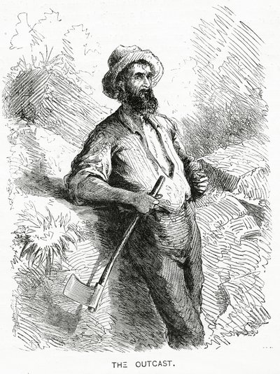 The Outcast, havainnollistava tarina, A Community of Outcasts, Appletons Journal, 23. maaliskuuta 1872 tekijältä American School