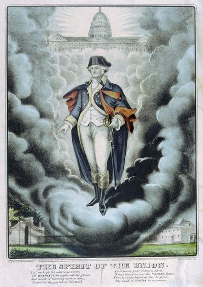 The Spirit of the Union, julkaisu. 1860 (värilitro) tekijältä American School