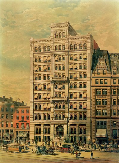 The Standard Oil Company Building, 26 Broadway, New York, pub. Root and Tinker, 1886 tekijältä American School