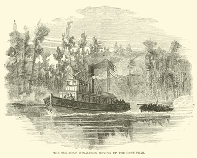Hinaaja Donaldson nousi Cape Fearin yli, maaliskuu 1865 tekijältä American School