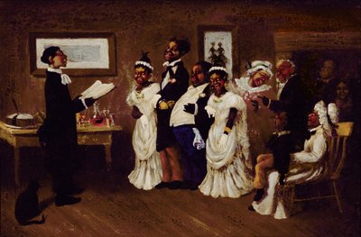 Häät, noin 1850 tekijältä American School