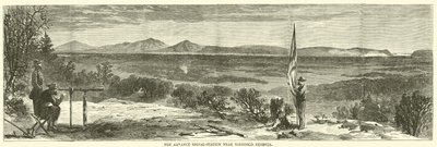 Ennakkosignaali-asema lähellä Ringgoldia, Georgia, toukokuu 1864 tekijältä American School