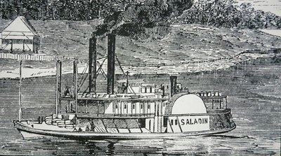 Sivupyörä "Saladin", Mississippi-joella tekijältä American School