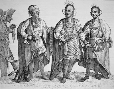 Kolme amerikkalaista Cherokee Chiefiä tekijältä American School