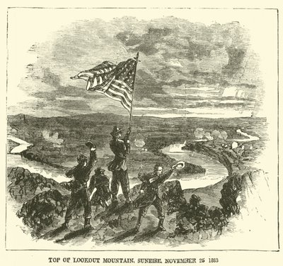 Top of Lookout Mountain, Sunrise, 25. marraskuuta 1863, marraskuu 1863 tekijältä American School