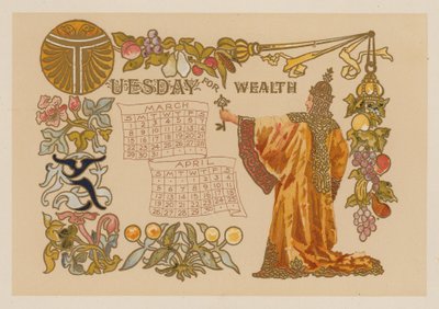 Tiistai rikkaus (chromolitho) tekijältä American School