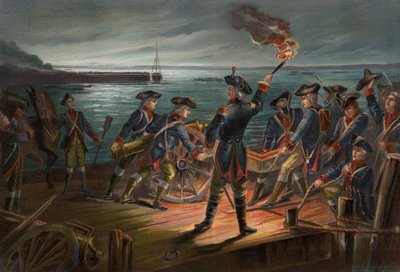 Yhdysvaltain armeija, tykistö vetäytyy Long Islandilta tekijältä American School