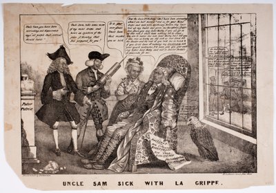 Setä Sam Sick ja La Grippe, 1837 tekijältä American School