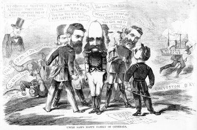 Uncle Sams Happy Family of General, n. 1863 tekijältä American School