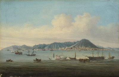 Näkymä Hongkongiin, 1850 tekijältä American School
