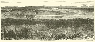 Näkymä Knoxvilleen Keiths Hillsistä, marraskuu 1863 tekijältä American School