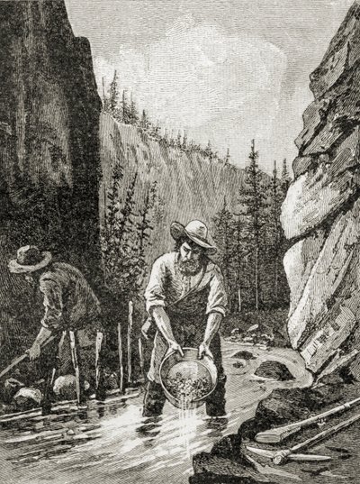 Kullan peseminen pois A. S. Barnes und Co:n vuonna 1885 julkaisemasta "A Brief History of the United States" -julkaisusta tekijältä American School