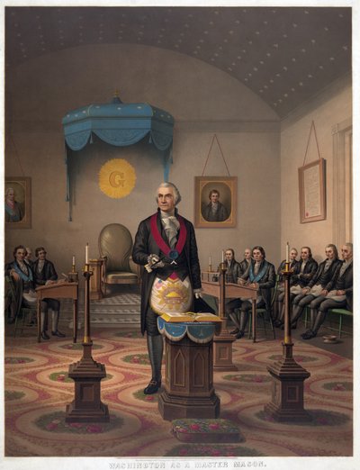 Washington Master Masonina, pubi. 1870 tekijältä American School