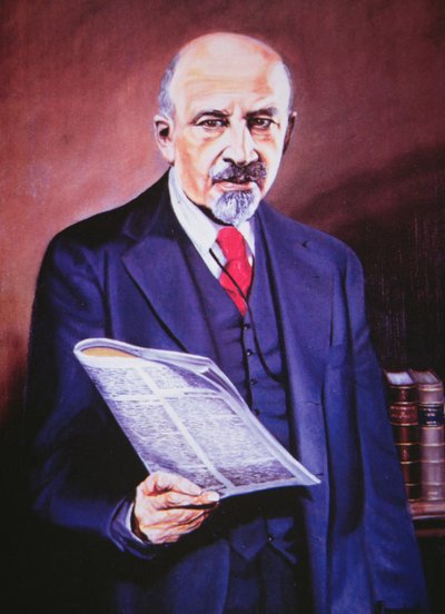 William Edward Burghardt du Bois (1868-1963) (öljy kankaalle) tekijältä American School